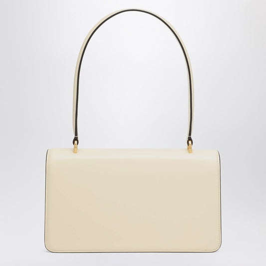 Valentino Garavani Vain Bag In Butter White Glossy Calfskin