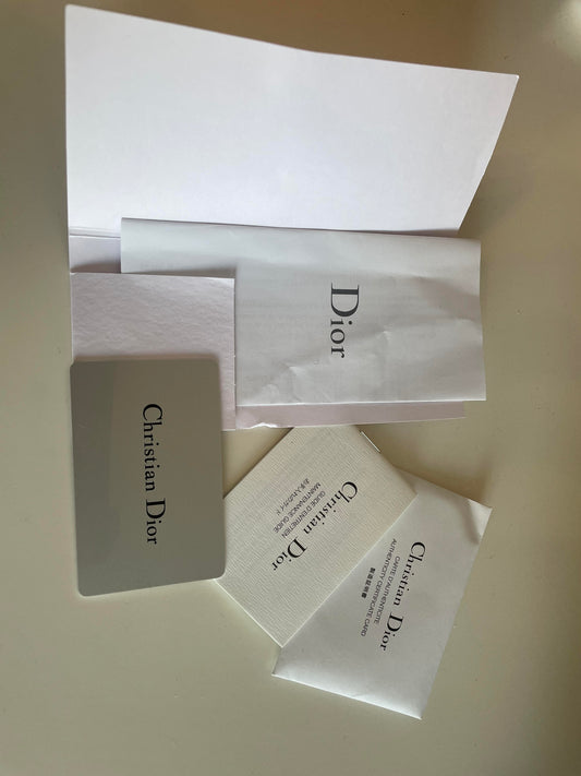 Lady Dior Mittelgraues Lammleder