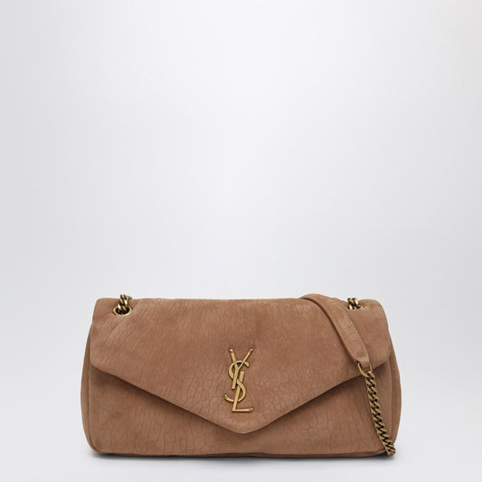 Saint Laurent Caramel Calypso Leather Bag