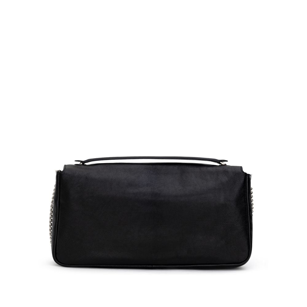 Fendi Black Leather Shoulder Bag at The Platonist
