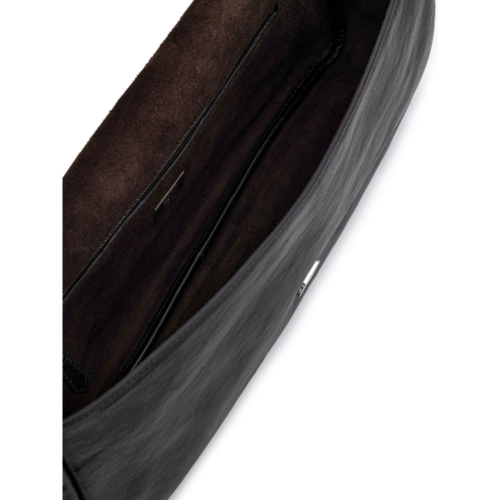 Fendi Black Leather Shoulder Bag at The Platonist