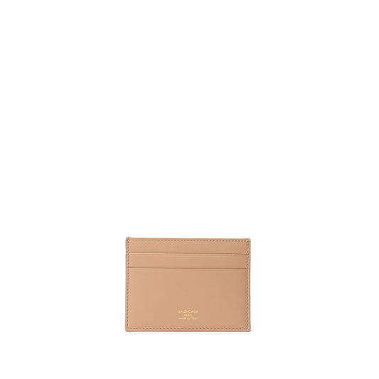 Balenciaga Beige Leather Cardholder at The Platonist