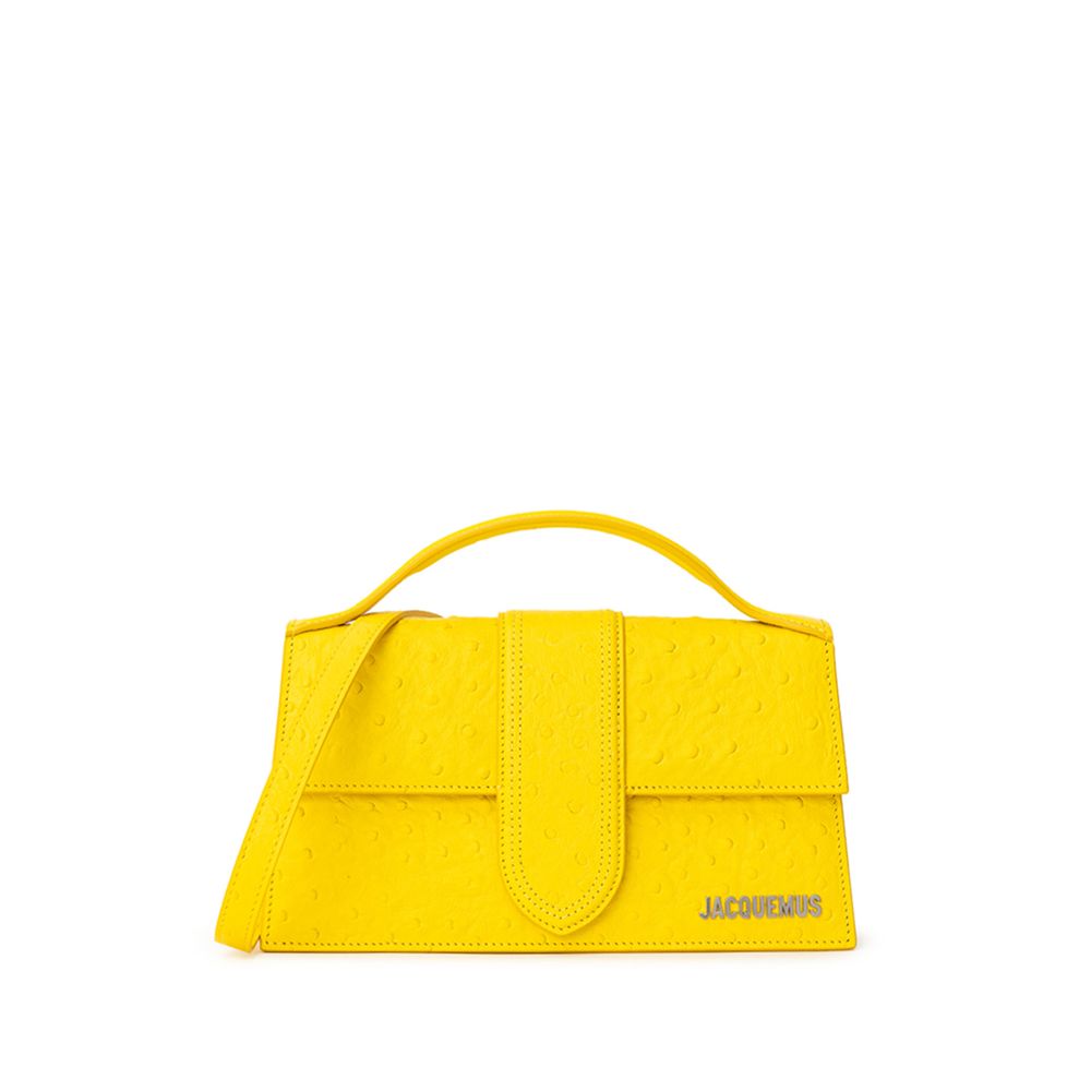 Jacquemus Yellow Leather Handbag at The Platonist