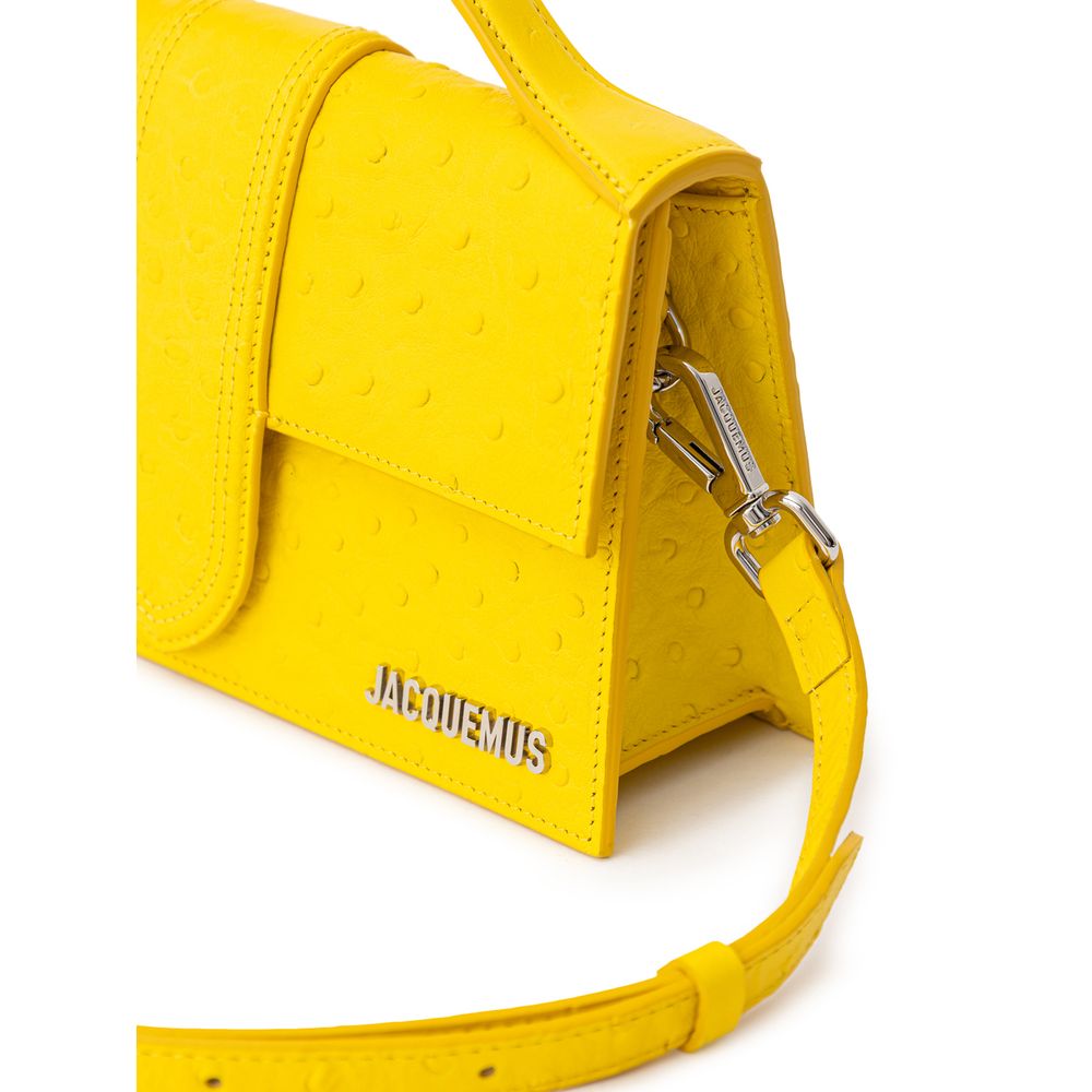 Jacquemus Yellow Leather Handbag at The Platonist