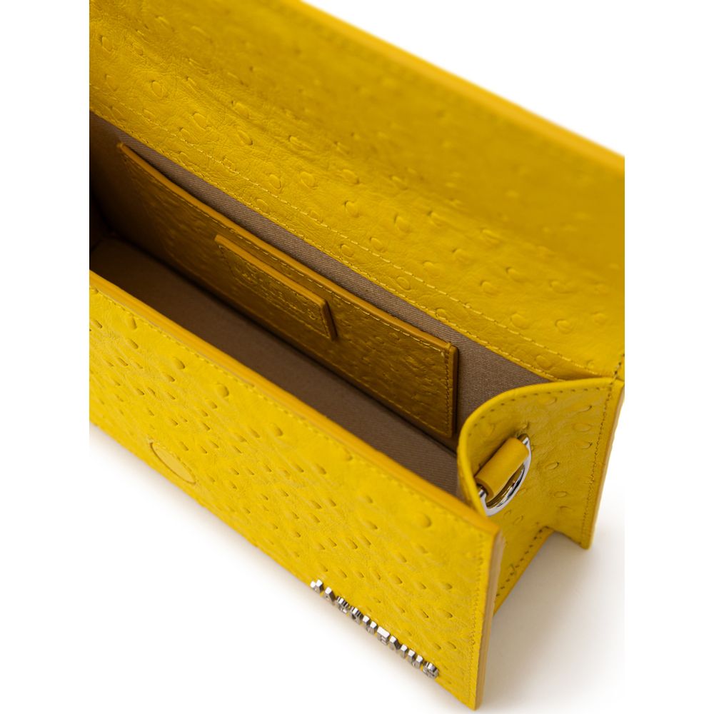 Jacquemus Yellow Leather Handbag at The Platonist