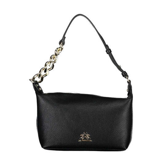 Sac à main en polyéthylène noir La Martina