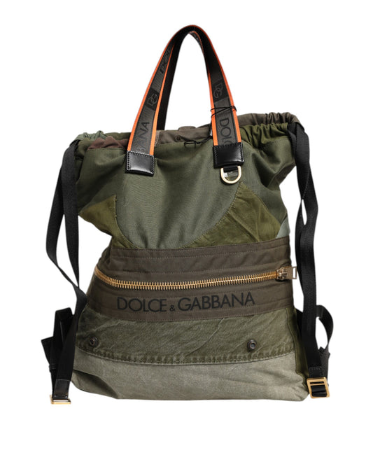 Portefeuille continental Dolce &amp; Gabbana en cuir d'autruche vert exquis