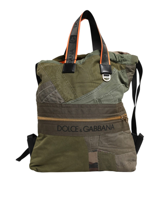 Portefeuille continental en cuir vert Dolce &amp; Gabbana