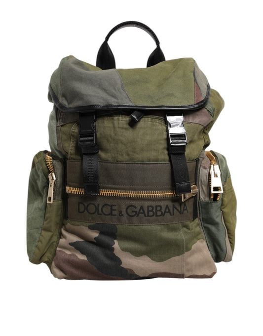 Portefeuille continental Dolce &amp; Gabbana en cuir d'autruche vert exquis