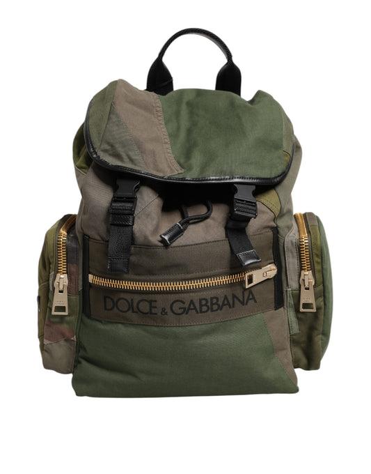 Portefeuille continental Dolce &amp; Gabbana en cuir d'autruche vert exquis