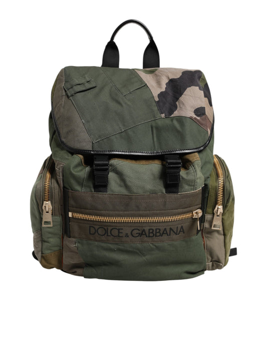 Portefeuille continental Dolce &amp; Gabbana en cuir d'autruche vert exquis