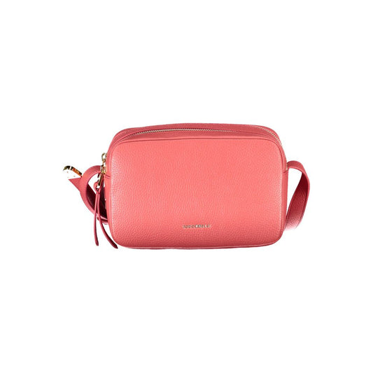 Sac à main en cuir rose Coccinelle