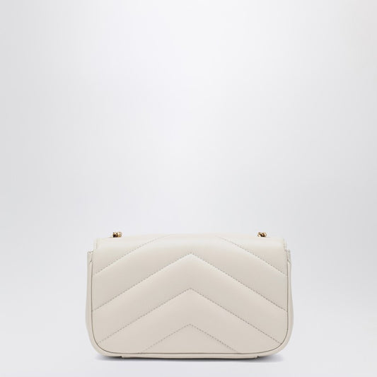 Saint Laurent Loulou Mini Cream Soft Leather Bag
