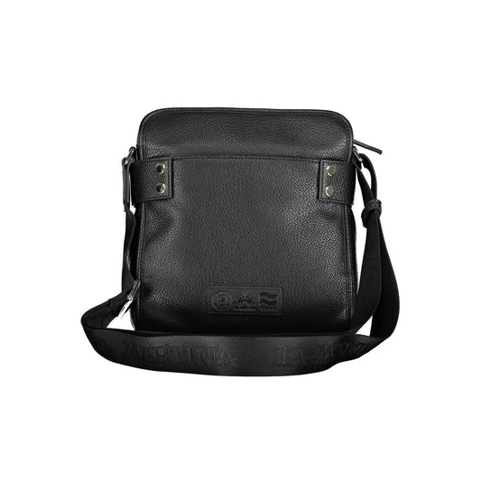 Sac à bandoulière en polyéthylène noir La Martina
