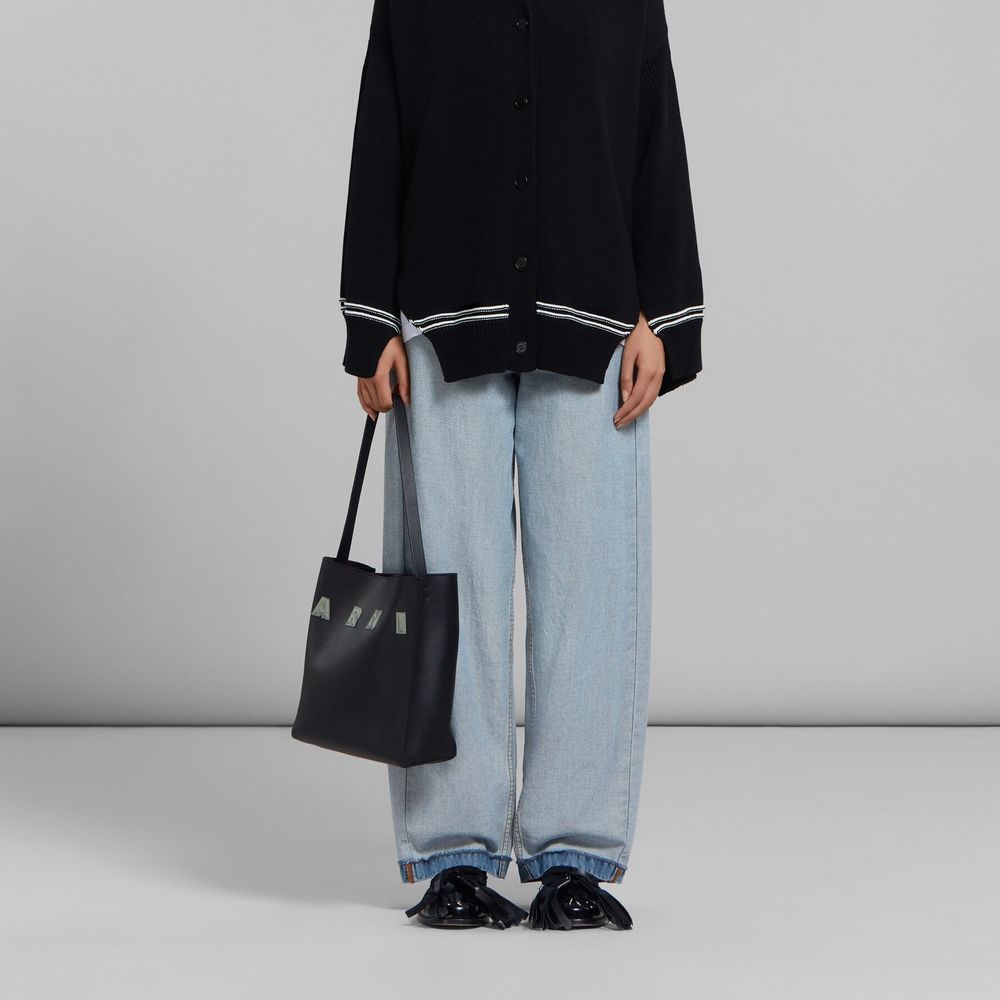 Marni – Kleine Hobo-Tasche „Museo“ aus Leder