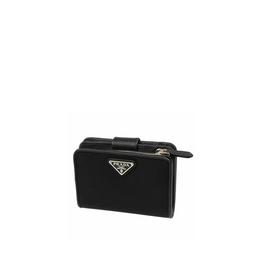 Prada Nylon and Leather French Wallet at The Platonist