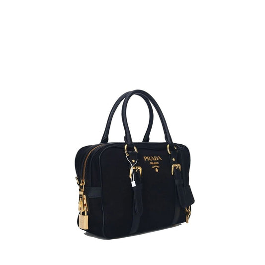 Prada Logo Nylon Top Hand Bag at The Platonist
