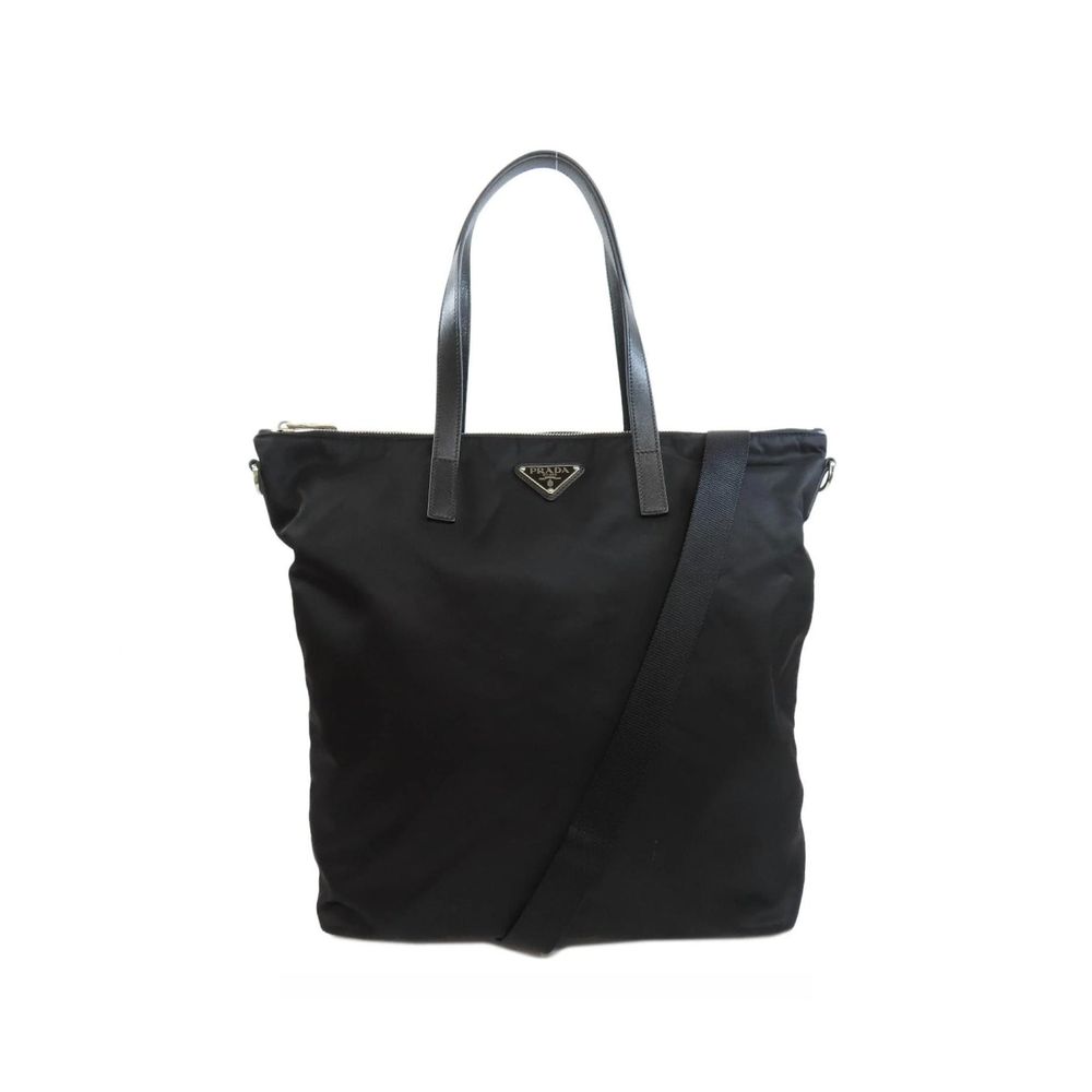 Prada Pattina Nylon Tote Bag at The Platonist
