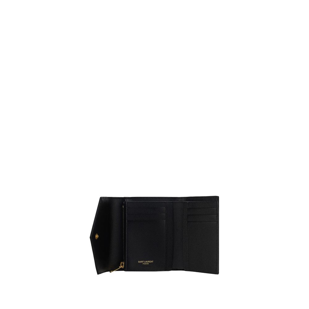 Saint Laurent Cassandre Matelassé Wallet at The Platonist