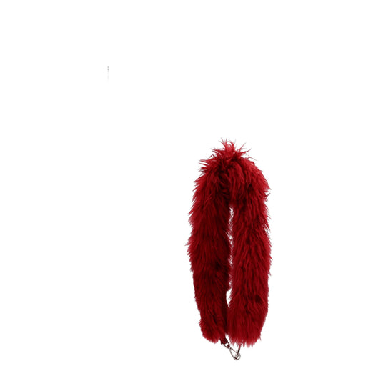 Fendi Red Leather Shoulder Bag
