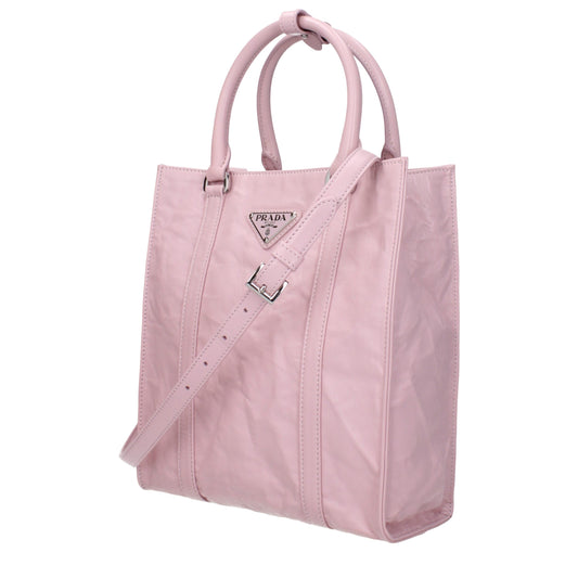Prada Rosa Lederhandtasche