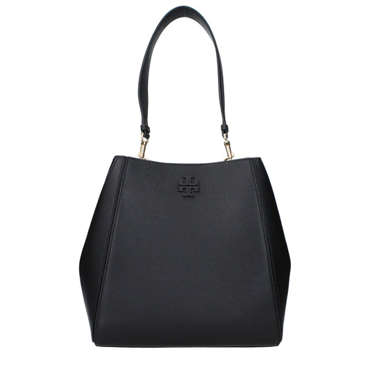 Sac à bandoulière en cuir noir Tory Burch