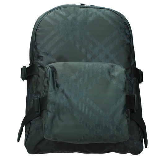 Burberry Green Fabric Backpack