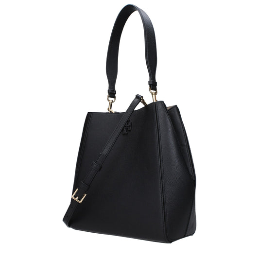 Sac à bandoulière en cuir noir Tory Burch