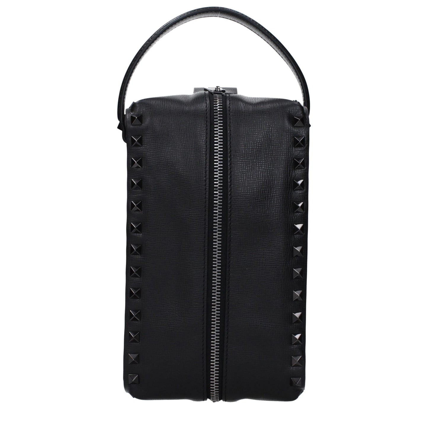 Valentino Garavani – Schwarze Clutch aus Leder