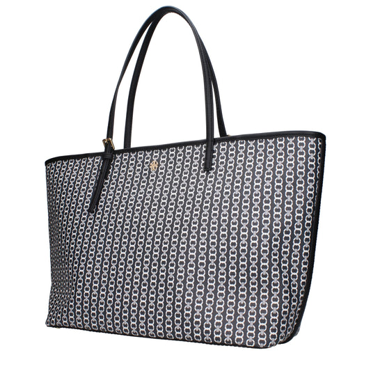 Tory Burch Schwarze Leder-Umhängetasche