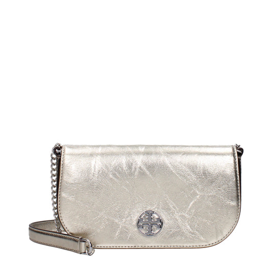 Tory Burch – Umhängetasche aus goldenem Leder
