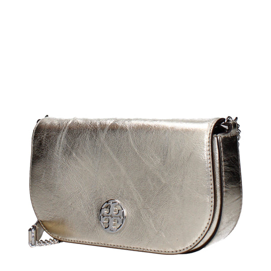 Tory Burch – Umhängetasche aus goldenem Leder