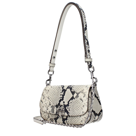 Tory Burch White Leather Shoulder Bag