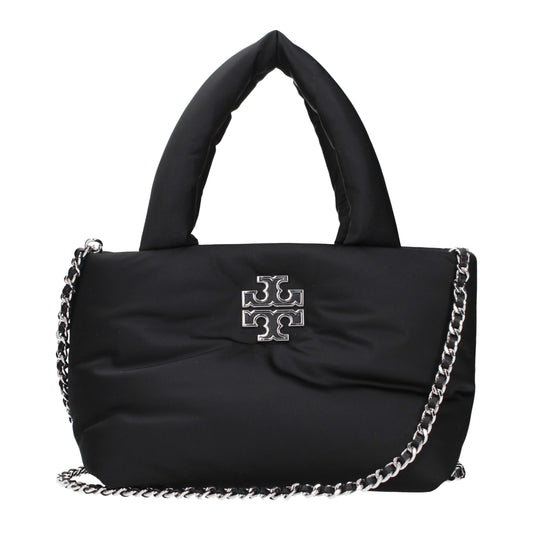 Sac à main en tissu noir Tory Burch