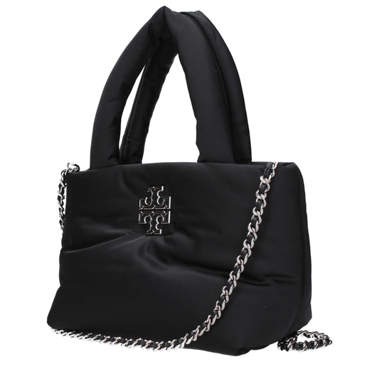 Sac à main en tissu noir Tory Burch