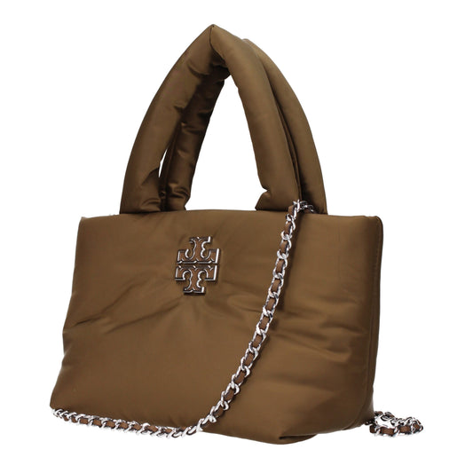Sac à main en tissu marron Tory Burch