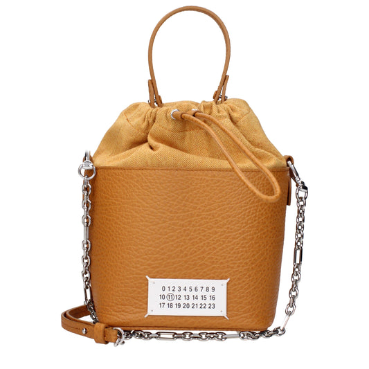Maison Margiela Braune Lederhandtasche