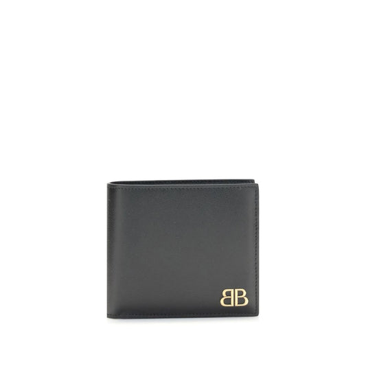 Balenciaga Logo plaque Wallet at The Platonist
