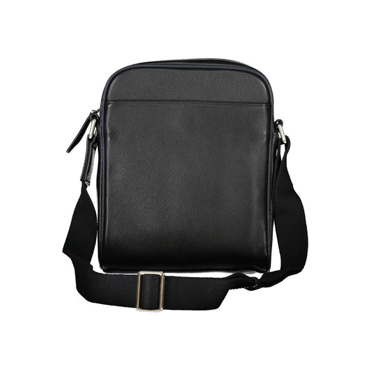 Sac à bandoulière en cuir noir La Martina