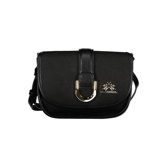 Sac à main en polyéthylène noir La Martina