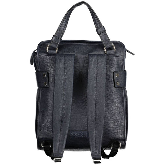 Sac à dos en polyéthylène bleu La Martina