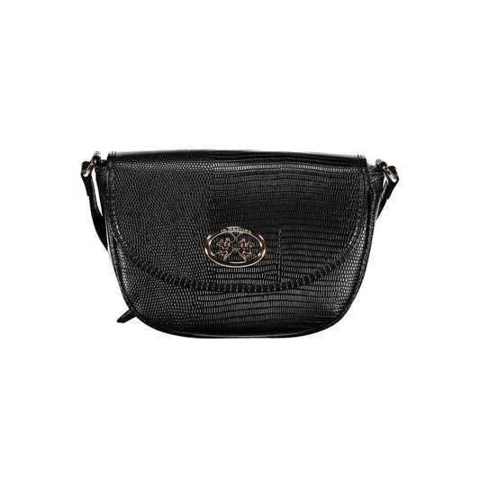 Sac à main en polyéthylène noir La Martina
