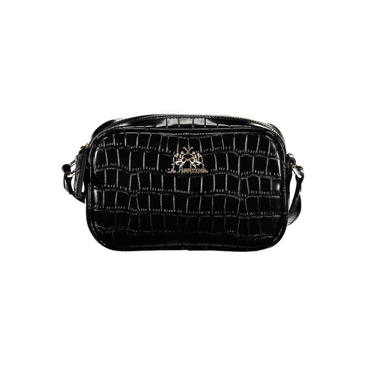 Sac à main en polyéthylène noir La Martina