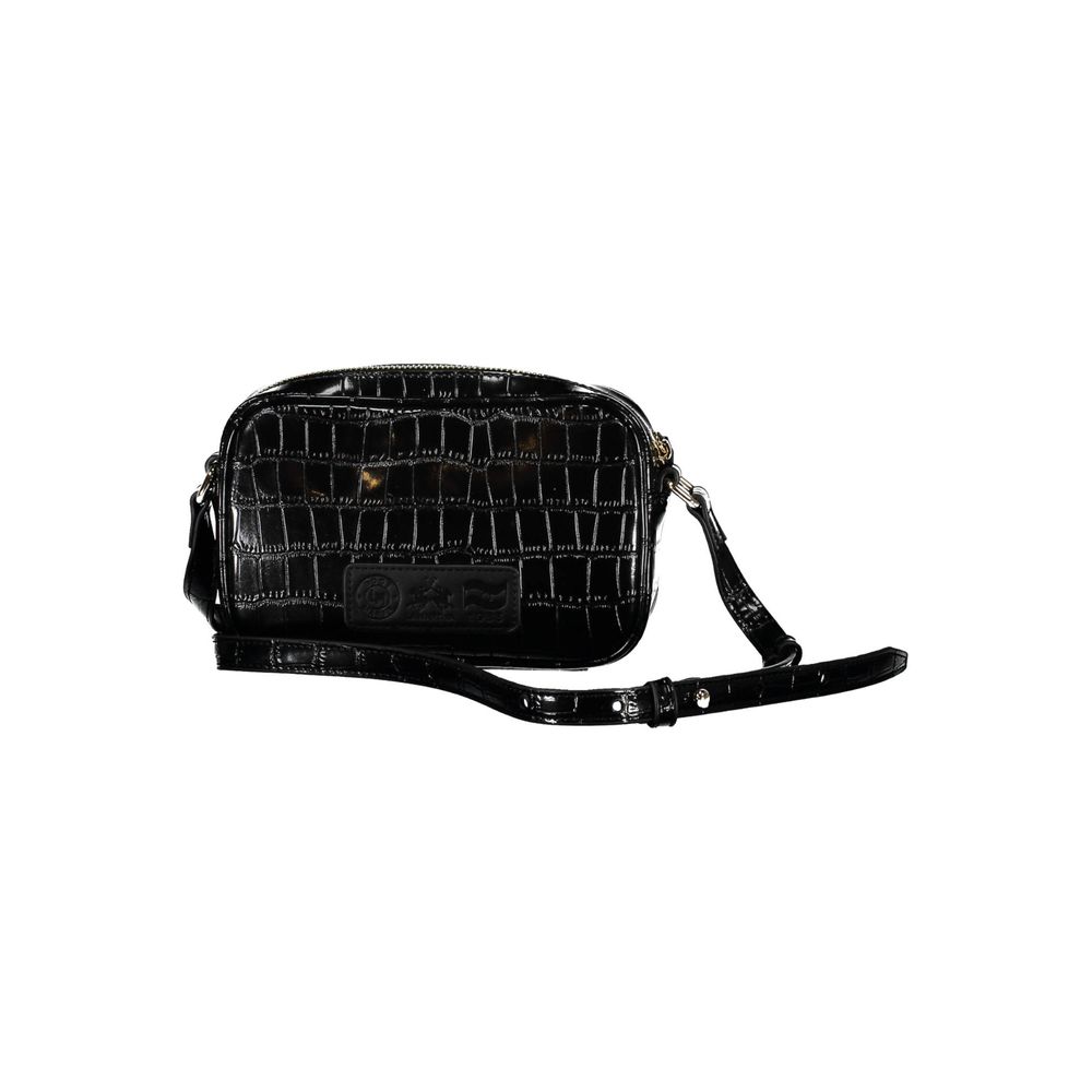 Sac à main en polyéthylène noir La Martina