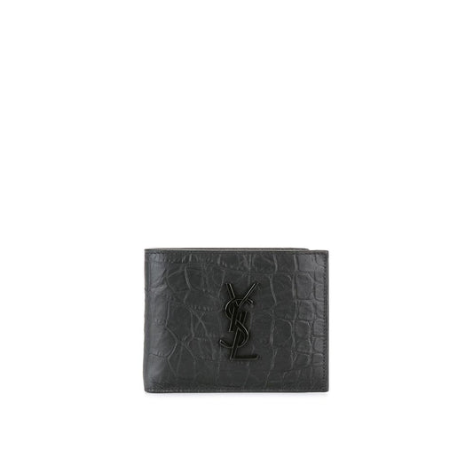Saint Laurent Cassandre Leather Wallet at The Platonist