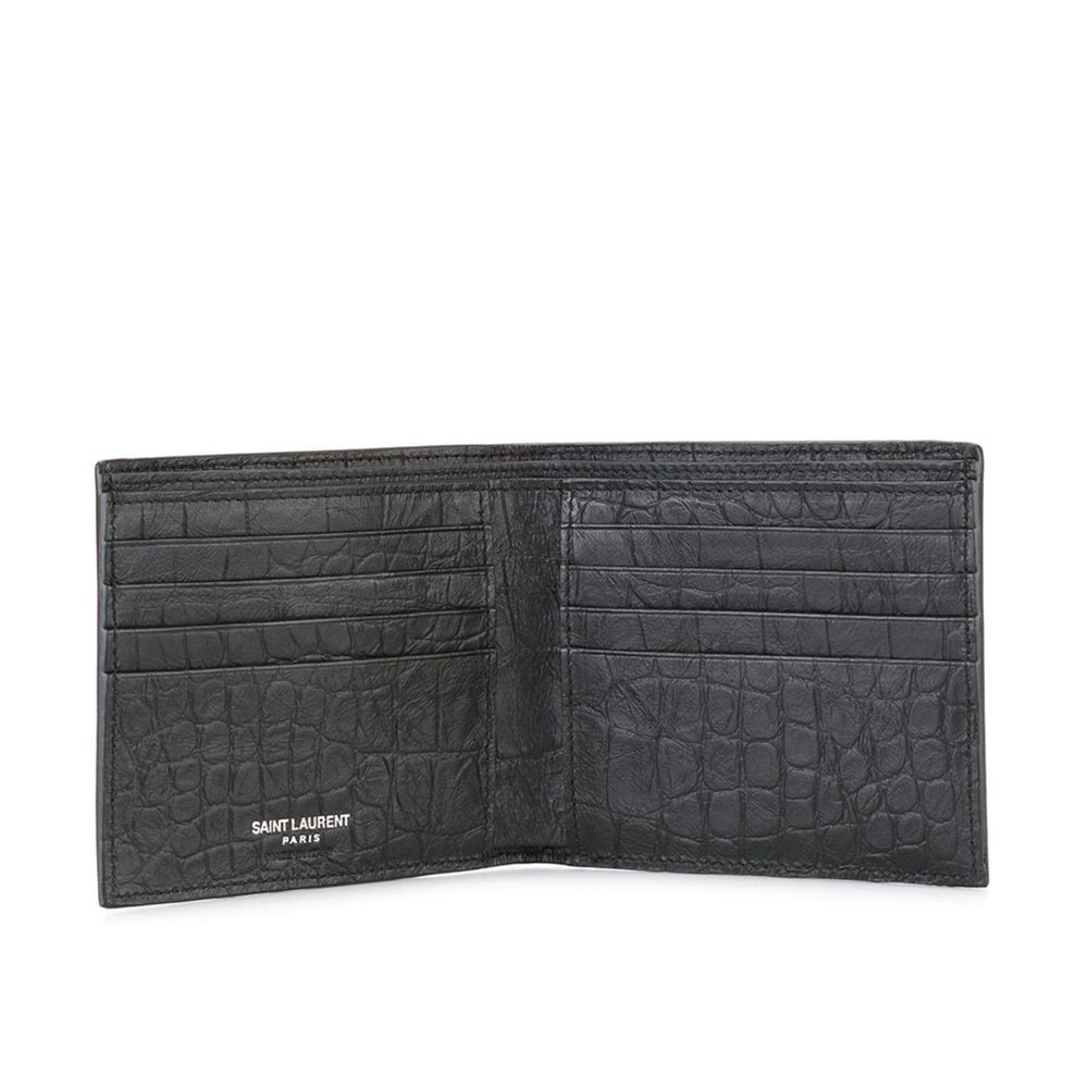 Saint Laurent Cassandre Leather Wallet at The Platonist