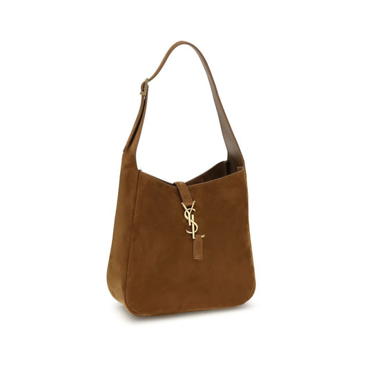 Saint Laurent Le 5 à 7 suede Shoulder Bag at The Platonist