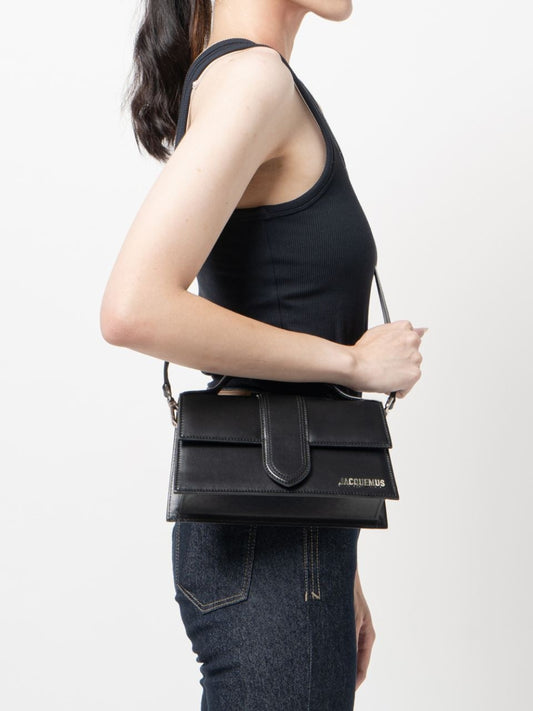 Jacquemus Le Grand Bambino Black Bag at The Platonist