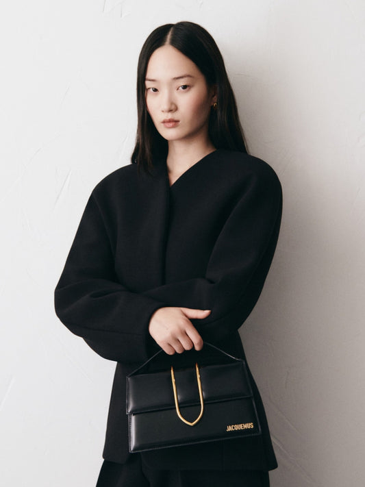 Jacquemus Le Grand Bambino Black Bag at The Platonist