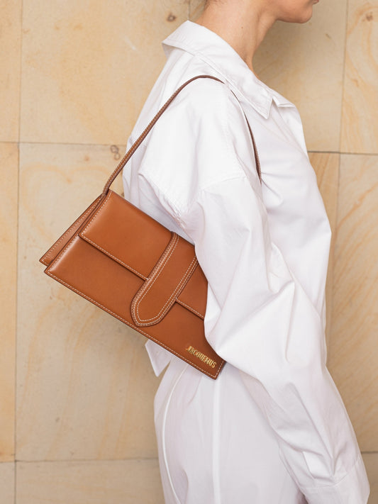 Jacquemus Le Bambino Long Brown Bag at The Platonist